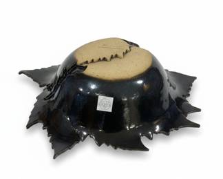 Wizard of Clay Grape Leaf Bowl