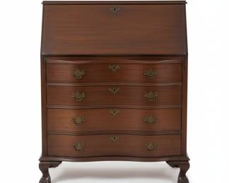 Antique Secretary Desk with a Slant Front