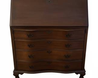 Antique Secretary Desk with a Slant Front