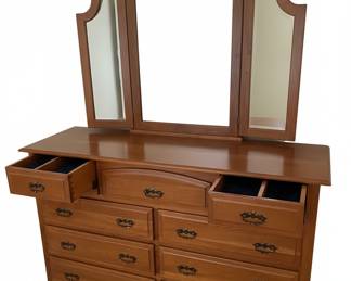 Long Dresser with Mirror