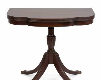 Antique Swivel Top Game Table