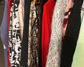 Beautiful selection of clothes.