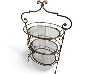 Large decorative serving shelf