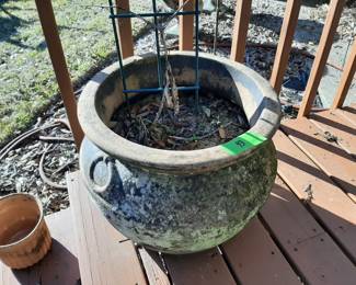 #43  Terracotta Pot  17x16   $45