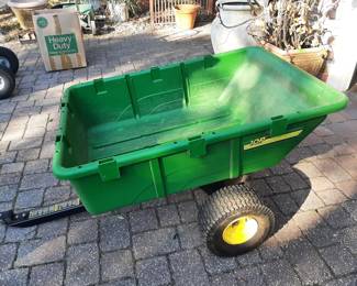 #50  John Deere Dump Cart   $300