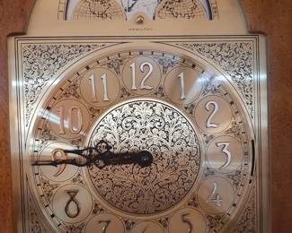 #64  Hamilton Grandfather Clock  18"Wx11"Dx78"H   $525