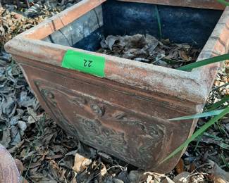 #22  Square Plastic Planter  17x19   $25