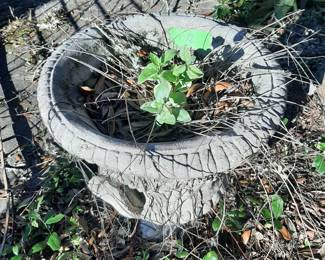#12  Concrete Pedestal Pot  17x23   $45