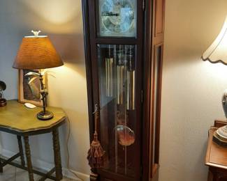 #64  Hamilton Grandfather Clock  18"Wx11"Dx78"H   $525