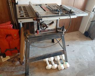 #54  Skilsaw 10" Table Saw w/Stand   $150