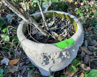 #31  Concrete Pot w/Legs  16x16   $40