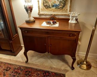 #63  J. B. Sciver Co. Serving Cabinet  38"Wx18"Dx33"H   $265