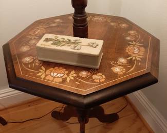 #29  Hitchcock Lamp Table  18"Wx53"H   $125