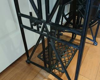 #12  Pfaff Treadle Base w/Wood Tray 24"Wx16"Dx36"H  $145