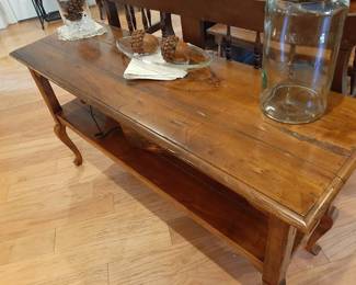 #16  Ethan Allen Sofa Table 54"Wx17"Dx28"H   $350