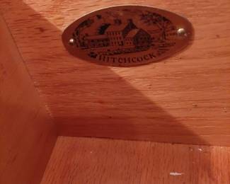 #28  Hitchcock Lighted Hutch 52"Wx16"Dx76"H   $695