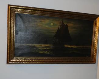 Antique Boat Art J. Davis