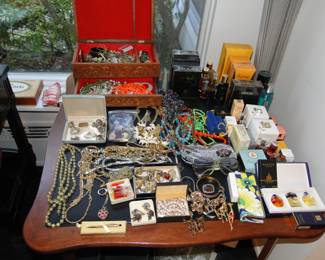 Vintage Costume Jewelry & Perfumes