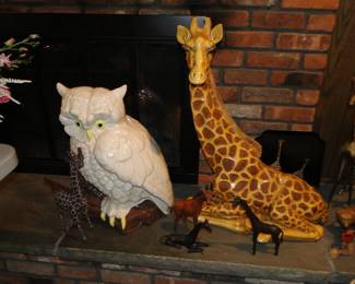 Large Owl. Giraffe collection