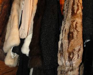 Furs and vintage clothes