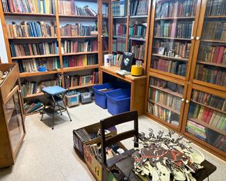 Books, Vinyl Records