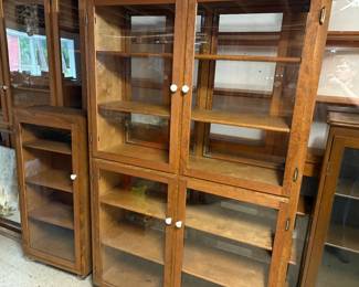 Custom Made Display Cabinets (on wheels)