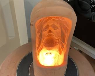 Ceramic 3D Jesus Face