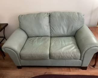 Leather love seats - two available.