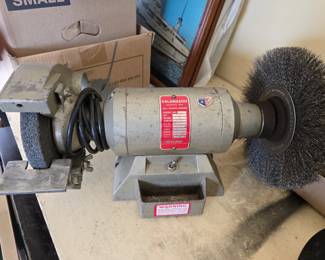 Large bench grinder by Kalamazoo