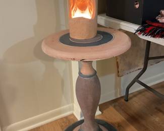 Heavy ceramic plant stand