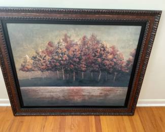 Copper Forest Painting