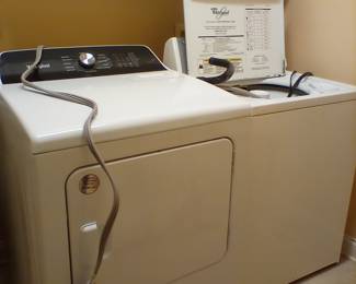 Whirlpool washer only