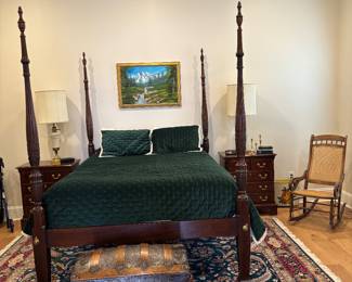 Persian rug with price tag still on