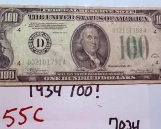 $100 