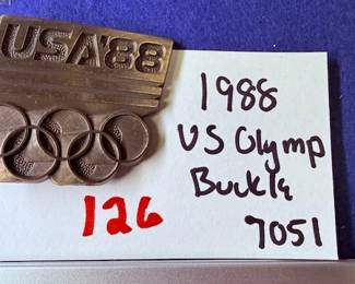 1988 US Olympic Buckle 