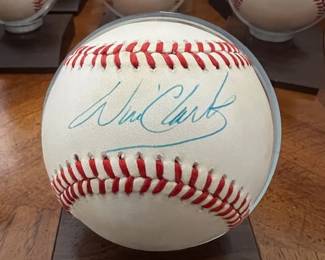 Will Clark signed baseball