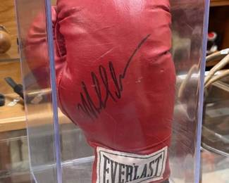 Muhammad Ali signed boxing glove