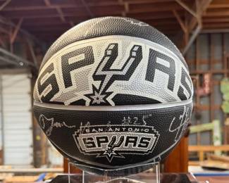 Spurs signed basketball