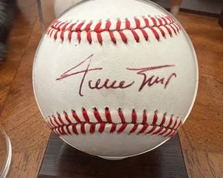 Willie Mays signed baseball