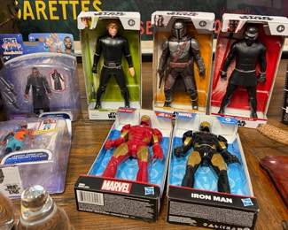 Star Wars, Iron Man collector figures!