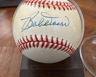 Bob Doerr signed baseball