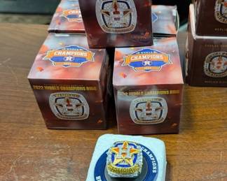 Houston Astros replica World Series rings!