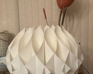 Mid century hanging light shade
