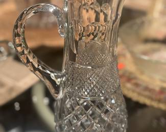 Crystal pitcher