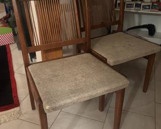 Pair of mid century chairs