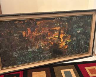 Mid-century brutalist artwork