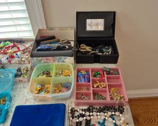 Tons of costume jewelry