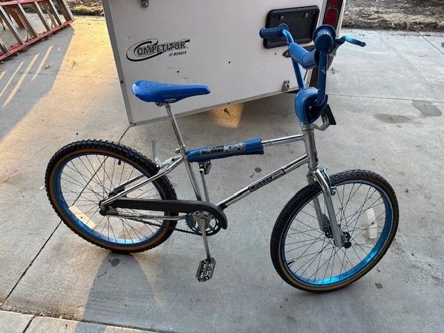 1980's Murray Track Certified X24 BMX bicycle. HiBid link: https://modestlambestatesales.hibid.com/