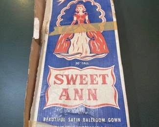 Vintage fashion doll. HiBid link: https://modestlambestatesales.hibid.com/