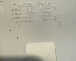 Model CW-4. HiBid link: https://modestlambestatesales.hibid.com/